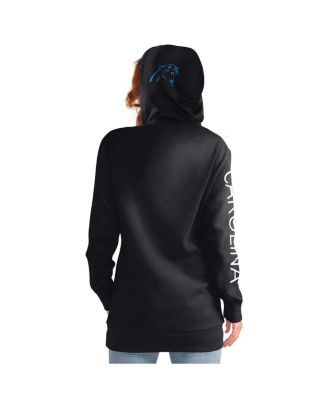 Women's Black Carolina Panthers Extra Inning Pullover Hoodie