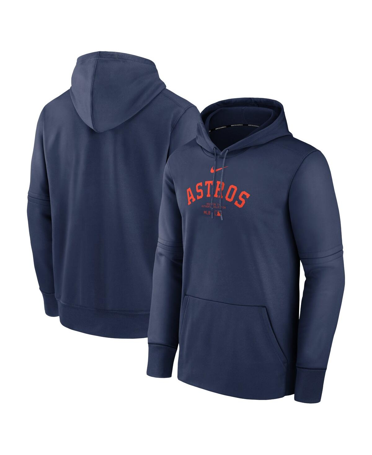 Nike Men's  Navy Houston Astros Authentic Collection Practice Performance Pullover Hoodie