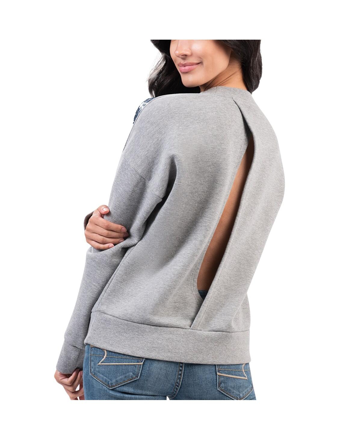 Shop G-iii 4her By Carl Banks Women's  Gray Nashville Predators Penalty Box Pullover Sweatshirt