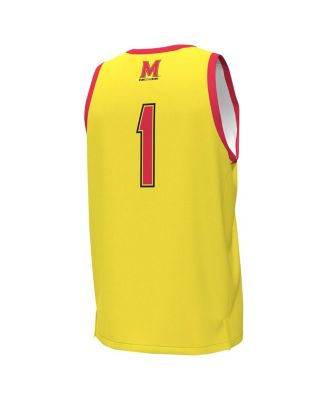 Men's #1Maryland Terrapins Replica Basketball Jersey