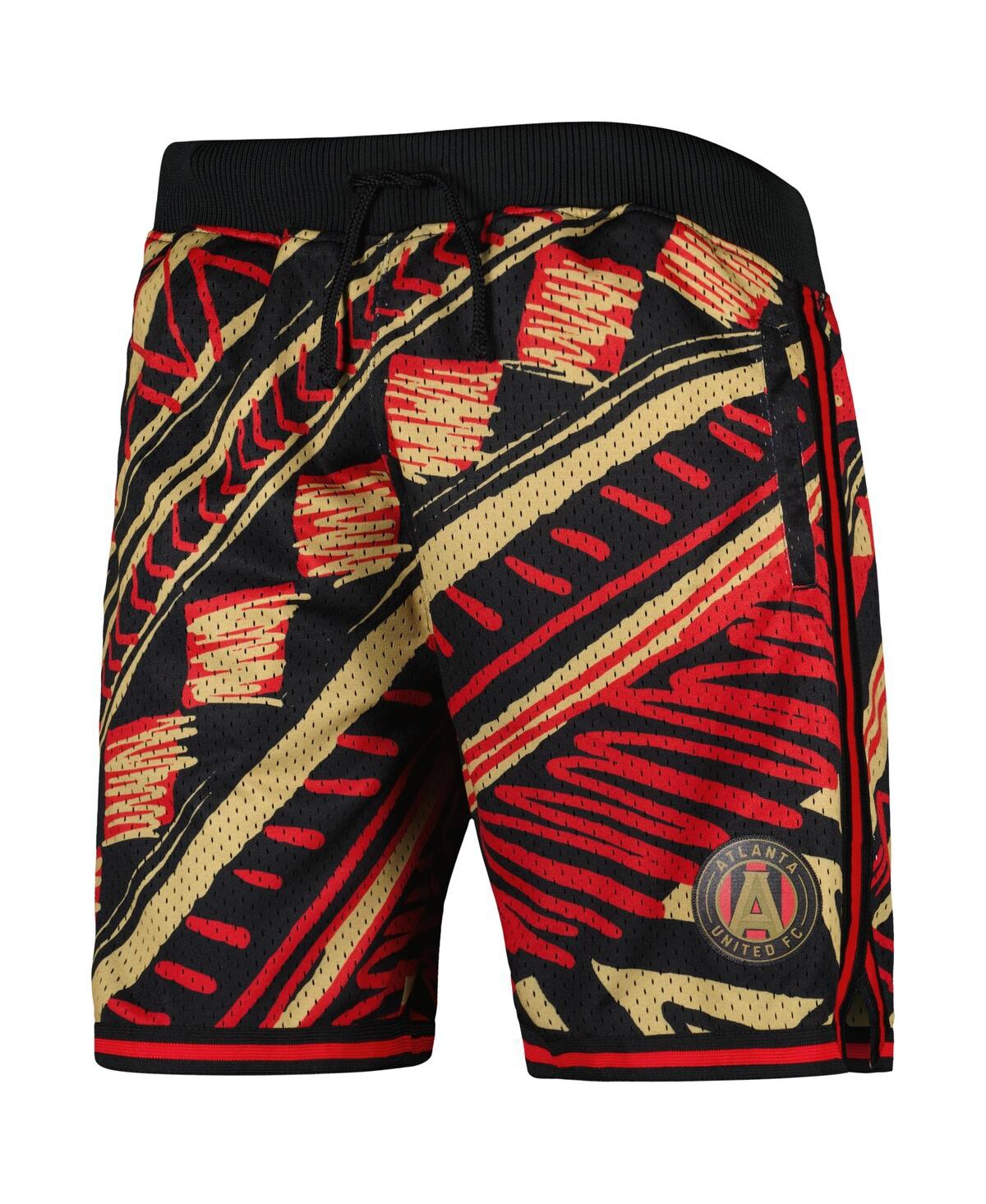 Shop Mitchell & Ness Men's  Black Atlanta United Fc Tribal Fashion Shorts