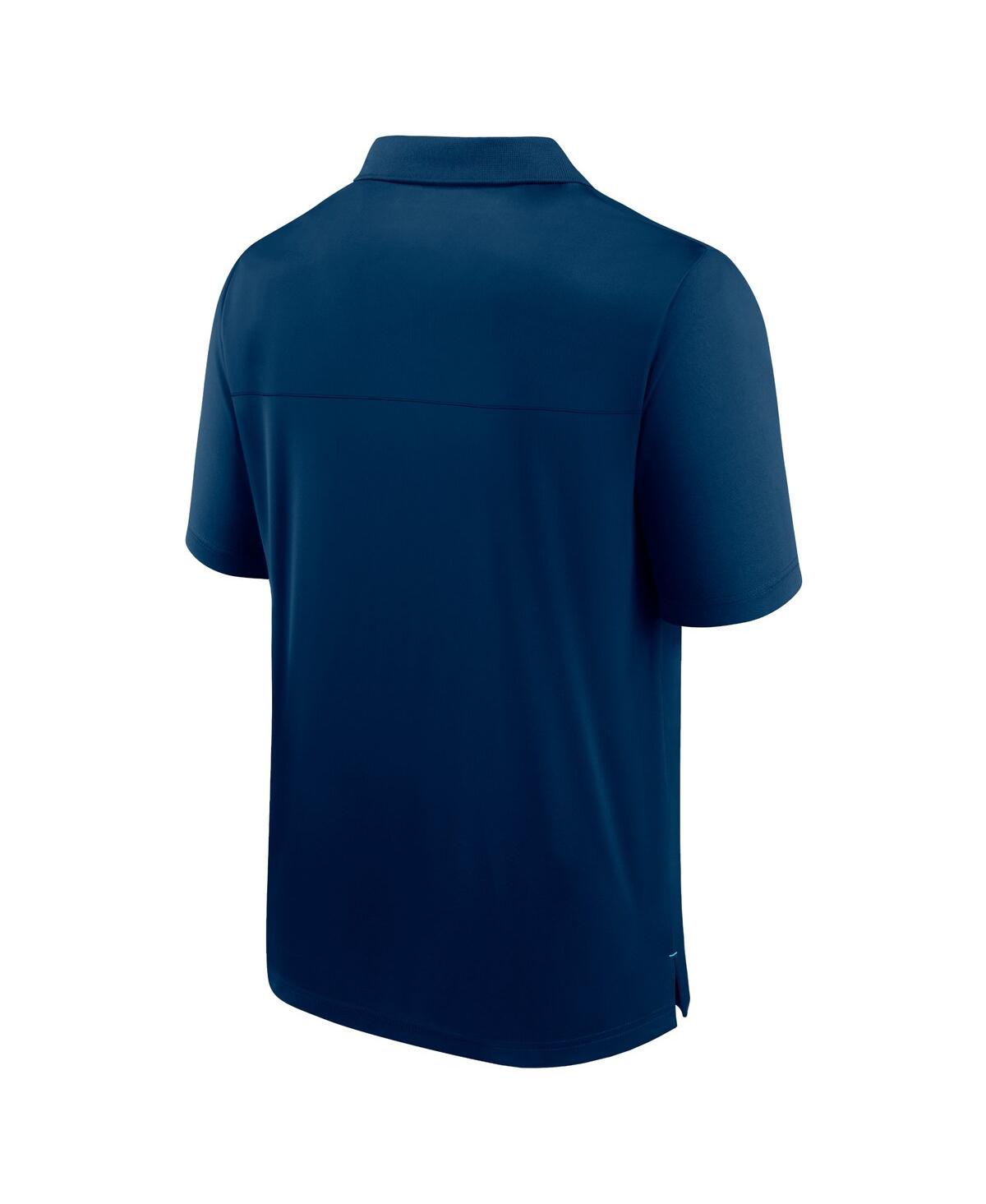 Shop Fanatics Men's  Navy Seattle Kraken Polo Shirt