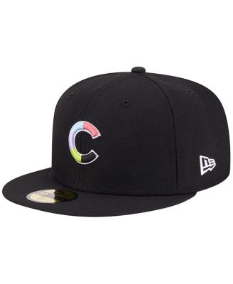 Men's Black Chicago Cubs Multi-Color Pack 59FIFTY Fitted Hat