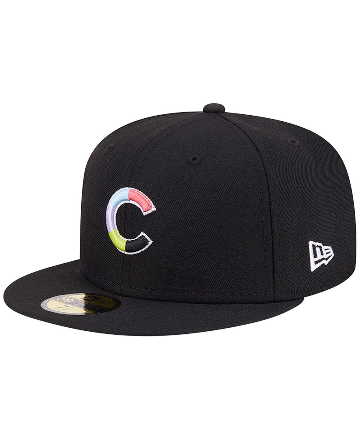 Men's New EraChicago Cubs Multi-Color Pack 59FIFTY Fitted Hat - Black