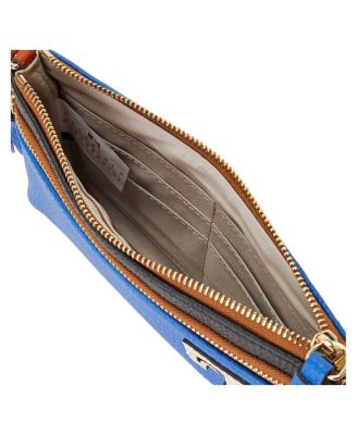 Men's and Women's Texas Rangers Infield Double-Zip Wristlet