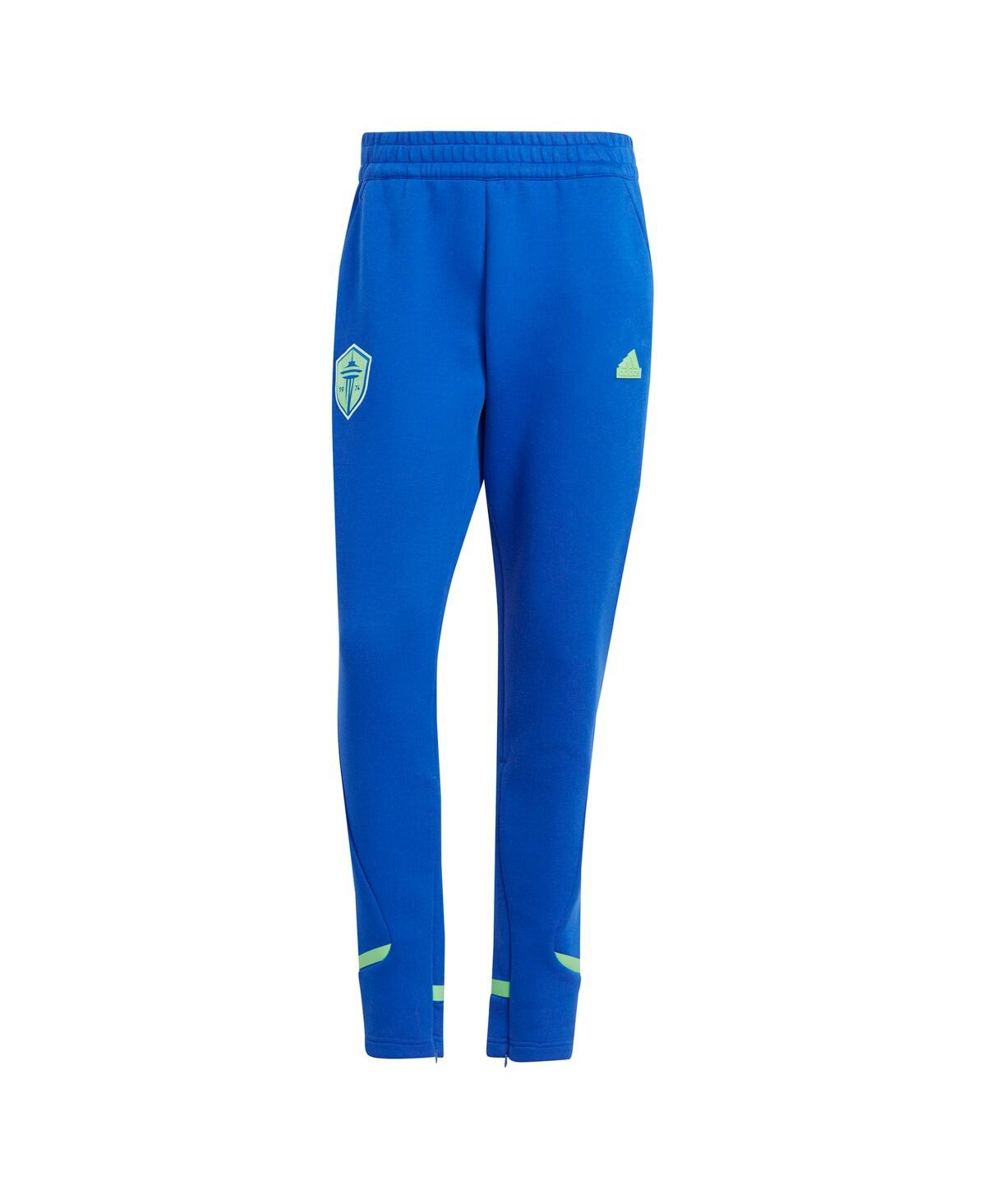 Shop Adidas Originals Men's Adidas Blue Seattle Sounders Fc 2024 Travel Pants