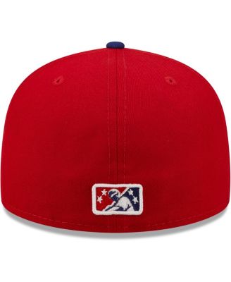 Men's Red Buffalo Bisons Authentic Collection 59FIFTY Fitted Hat