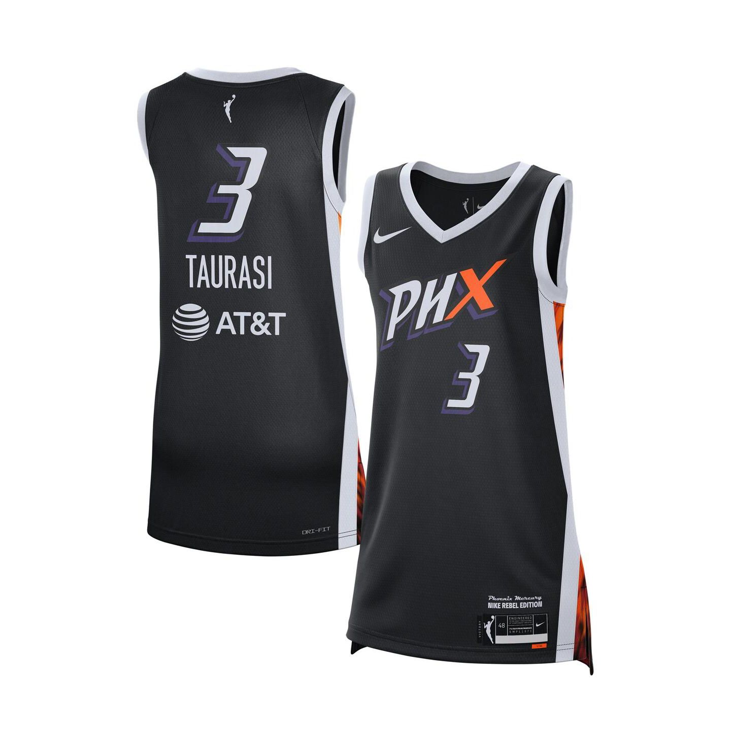 Женский топ Nike Diana Taurasi Black Phoenix Mercury 2021 Rebel Edition Victory Player Jersey — фото 1