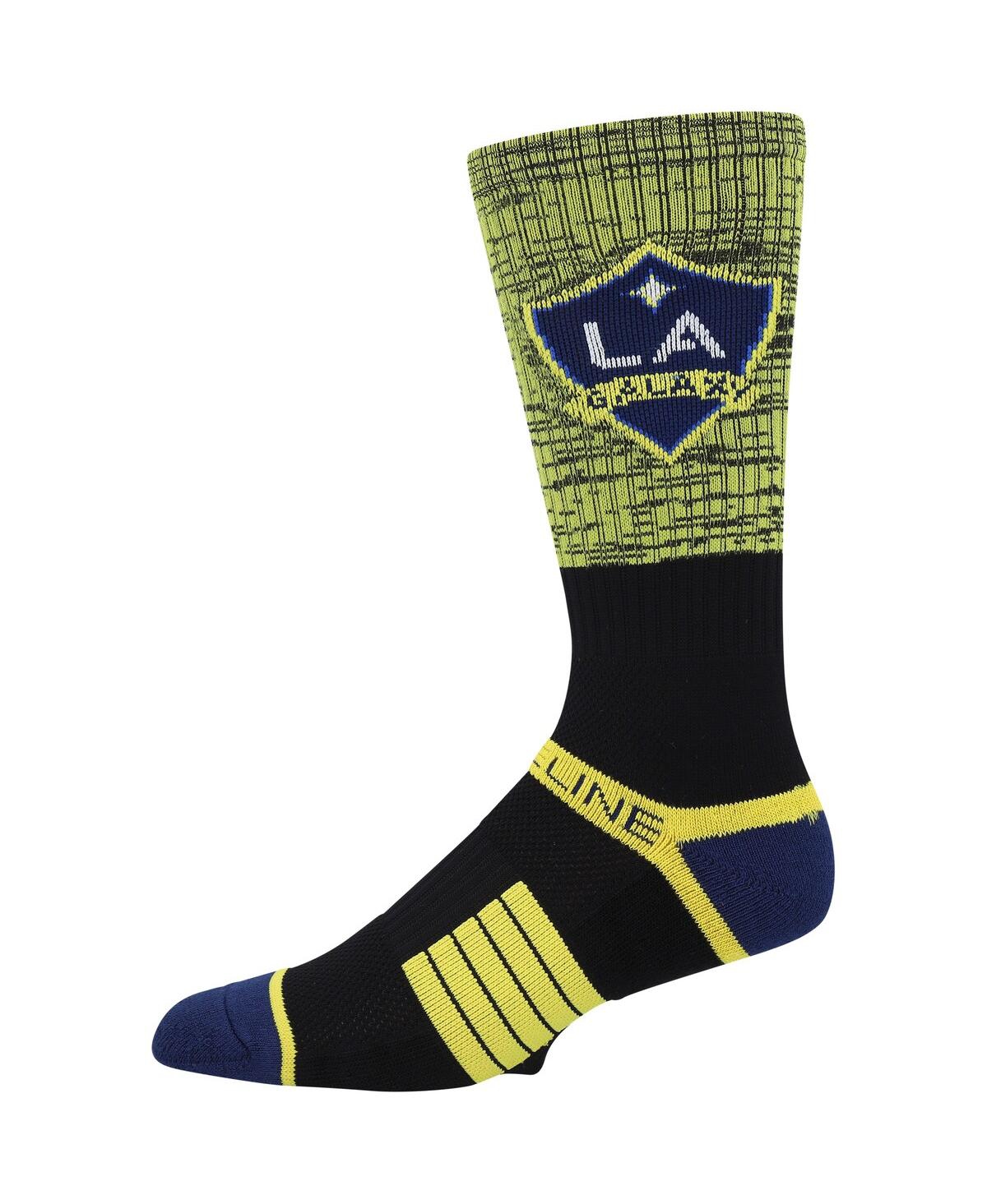 Shop Strideline Men's  La Galaxy Premium 3-pack Knit Crew Socks Set In Multi