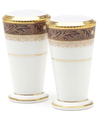 Noritake - "Xavier Gold" Salt and Pepper Set, 3 3/4"