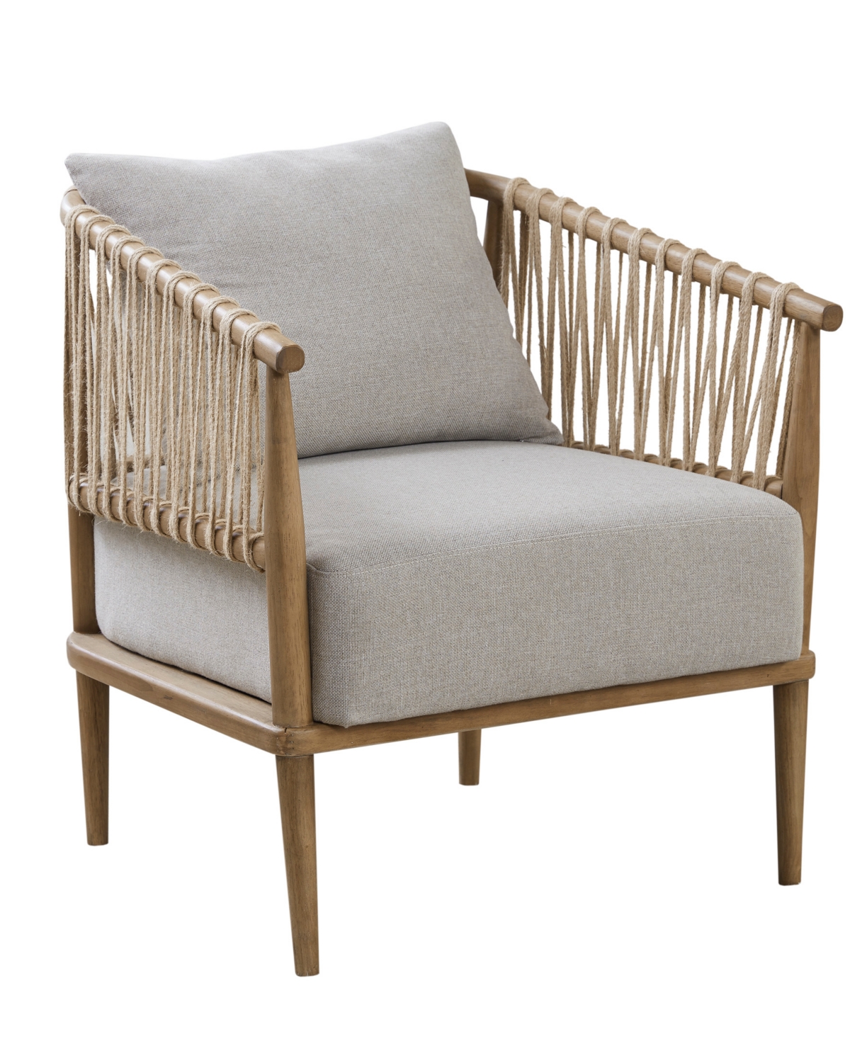 Madison Park Odessa Accent Arm Chair In Natural