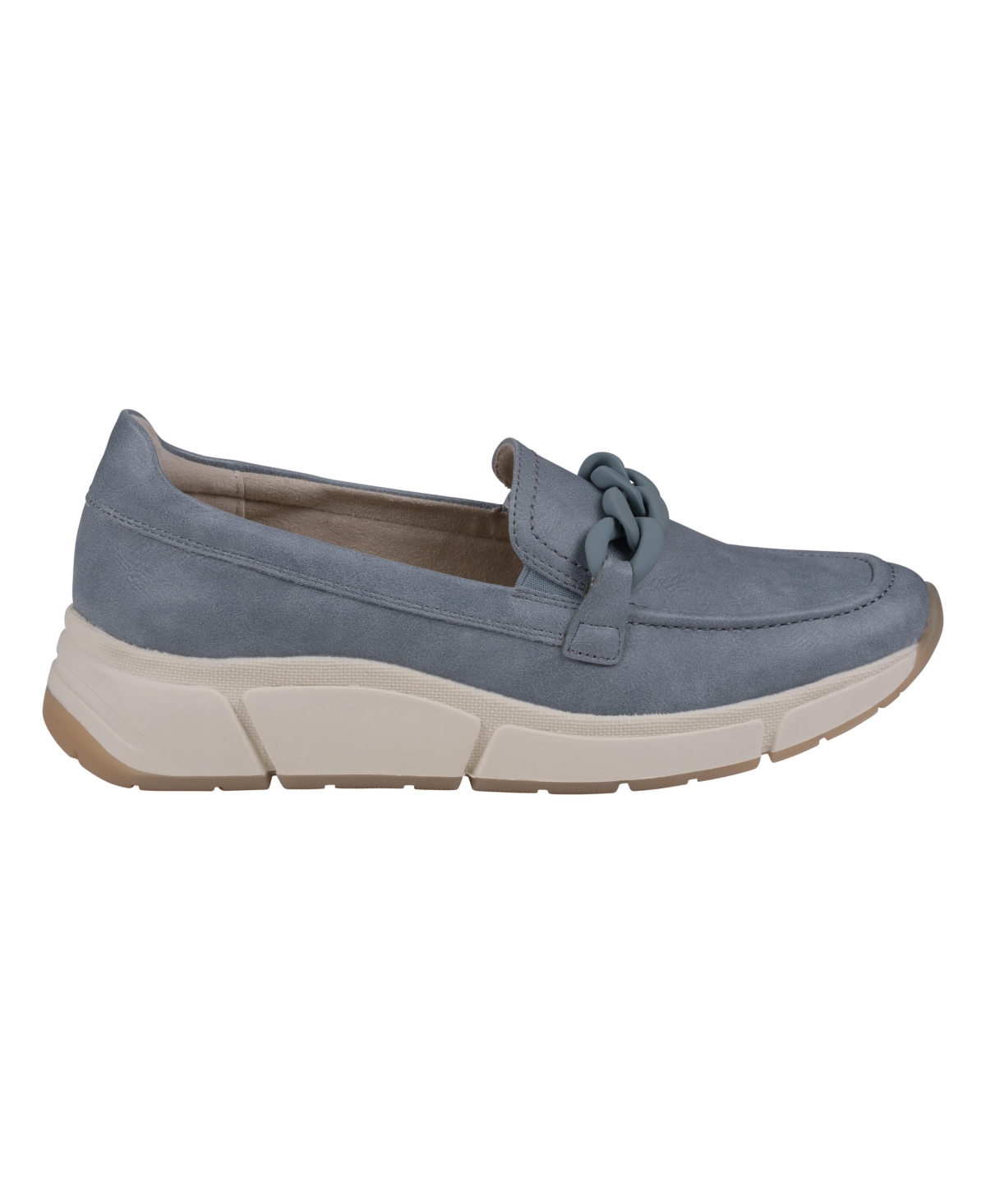 Gc Shoes Women's Molly Chain Hardware Slip On Sneakers