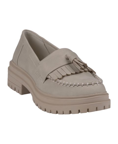 Женские туфли GC Shoes Tillie Tassel Lug Sole, цвет: Бежевый