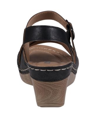 Women's Monaco Crisscross Wedge Sandals