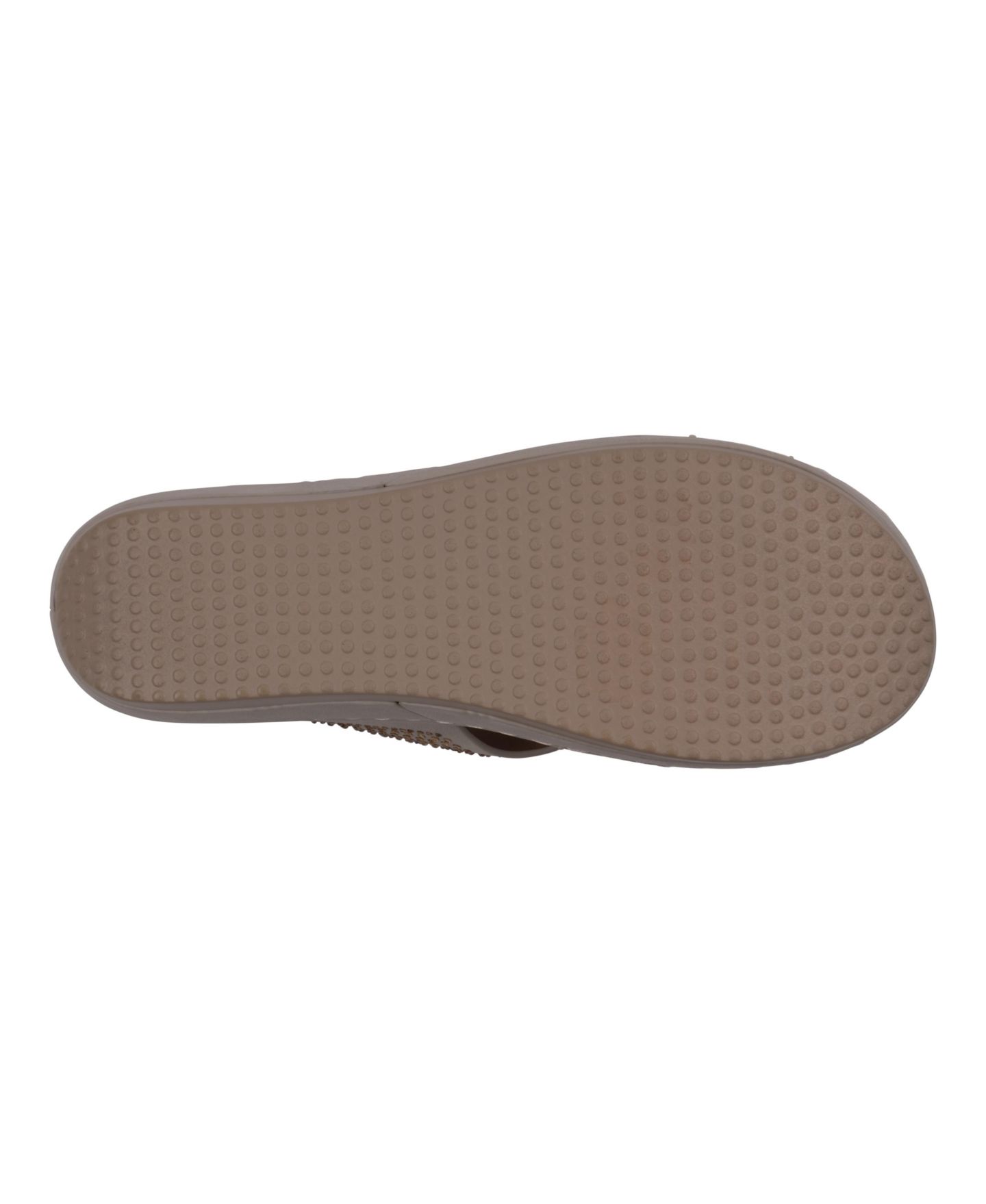 Женские сандалии GC Shoes Wagner Embellished Thong Wedge, цвет: Молочный белый — фото 5