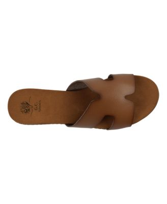 Women's Nellie Cut Out Slide Flat Sandals