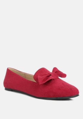 Womens Remee Front Bow Loafers