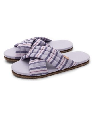 Women's Quilted Cross-Strap Slipper Capetown