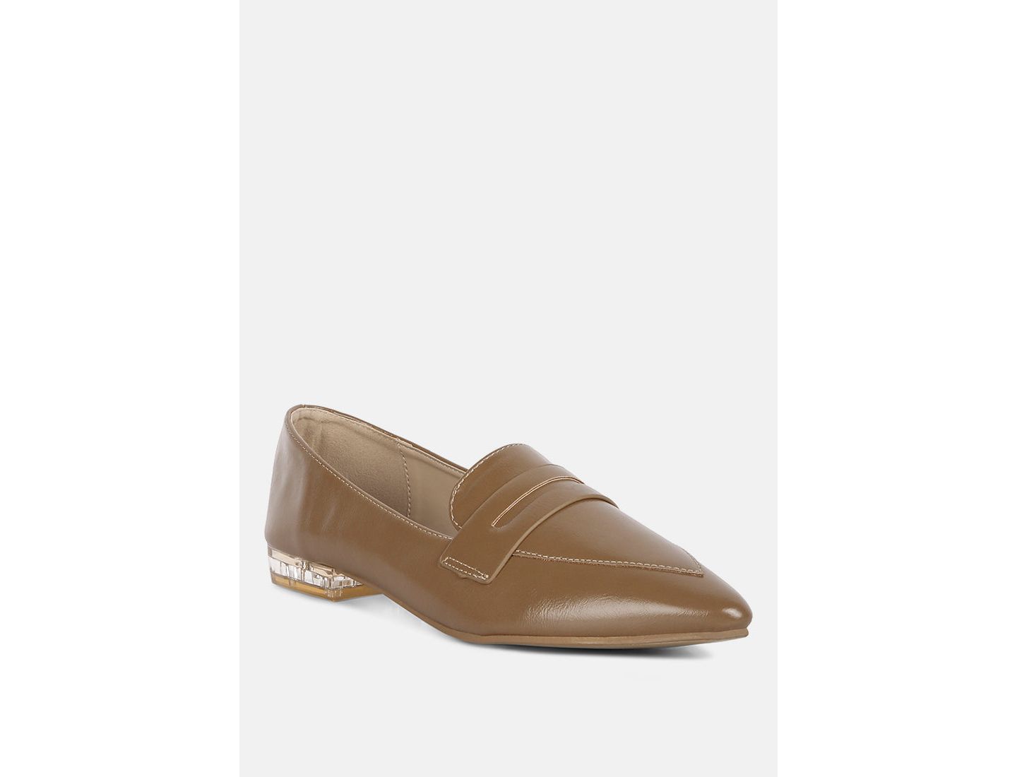 Женские туфли London Rag Peretti Flat Formal, цвет: Бежевый / Хаки — фото 1