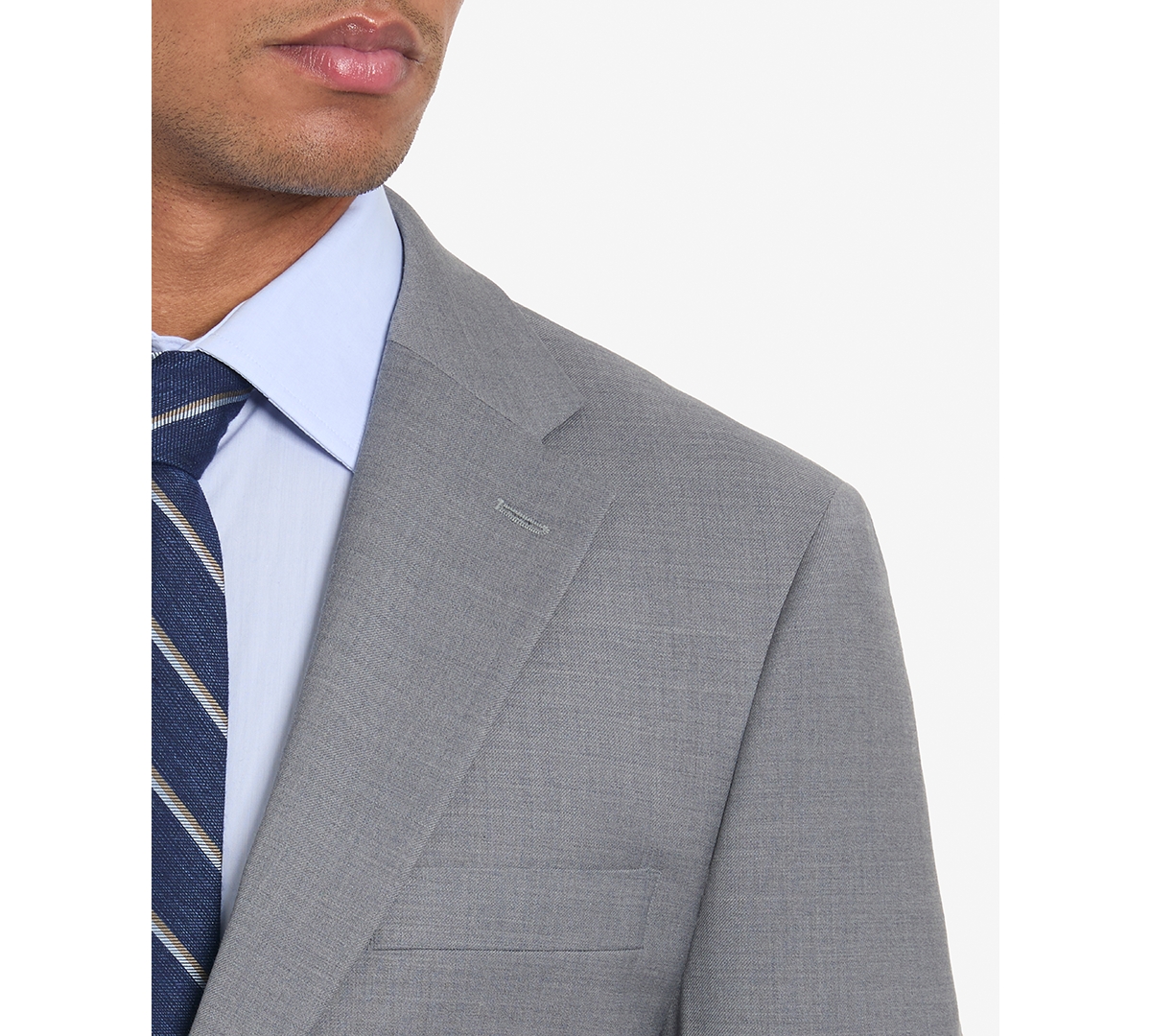 Tommy Hilfiger Men's SolidSuit Jacket - Pearl Grey