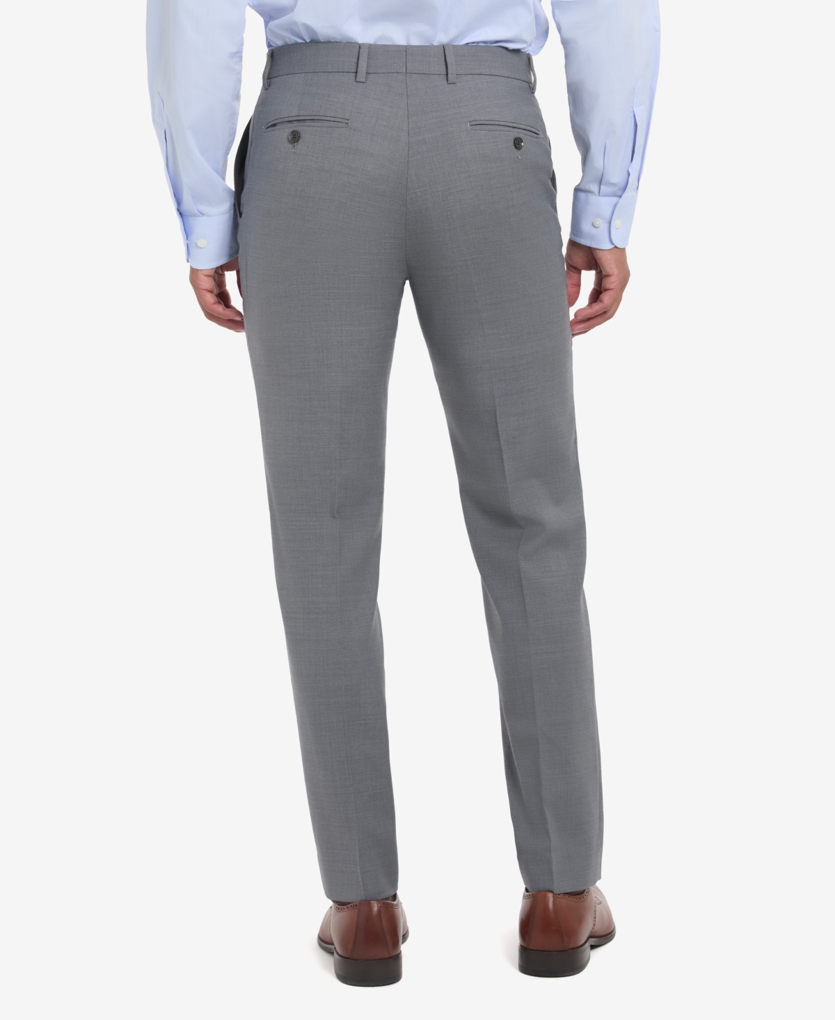 Tommy Hilfiger Men's SolidSuit Pants - Pearl Grey