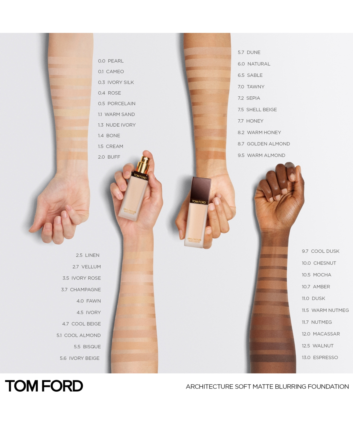Shop Tom Ford Architecture Soft Matte Blurring Foundation In . Ivory Silk - Very Fair