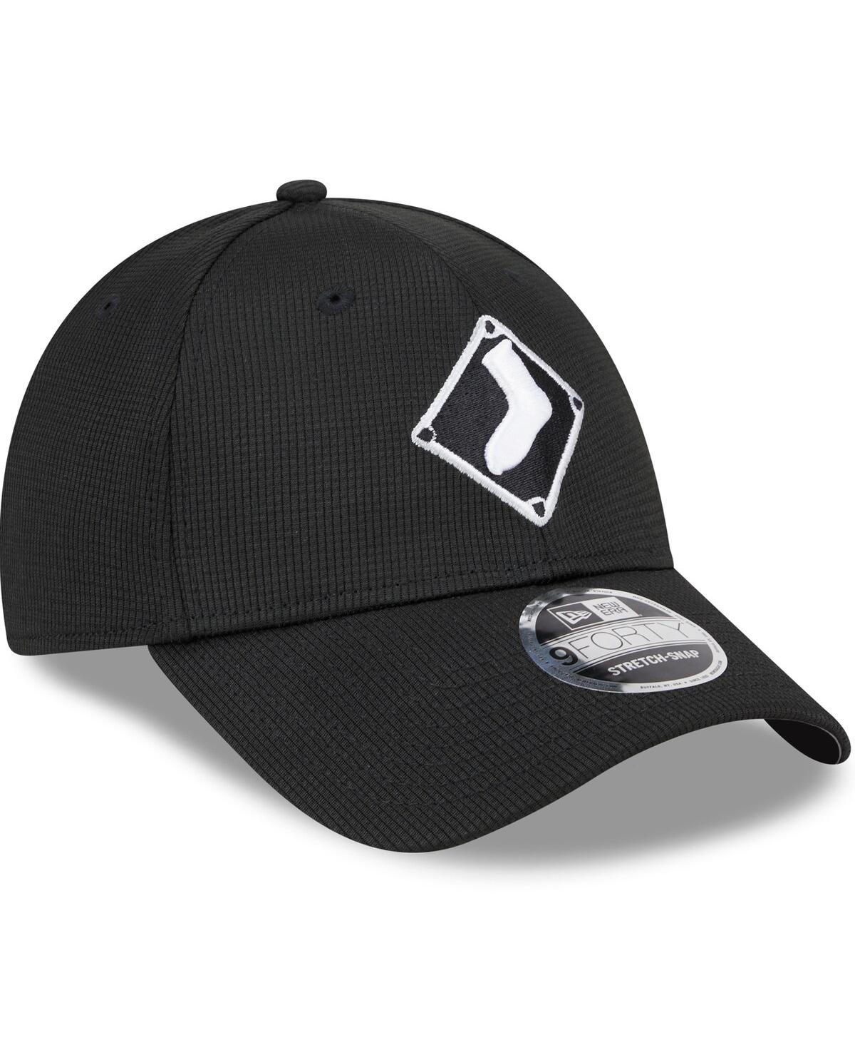 New Era Black Chicago White Sox 2024 Batting Practice 9forty Adjustable Hat In Black