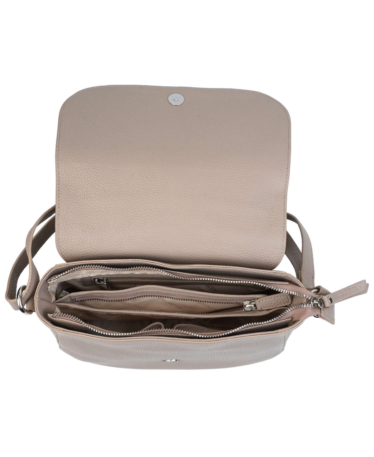 Mancini Women's Pebbled Amy Crossbody Handbag