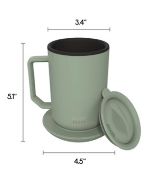 Puree Warming Coffee Mug, 12 oz. Stainless Steel Coffee Mug with Mug Warmer Coaster and Lid&nbsp;