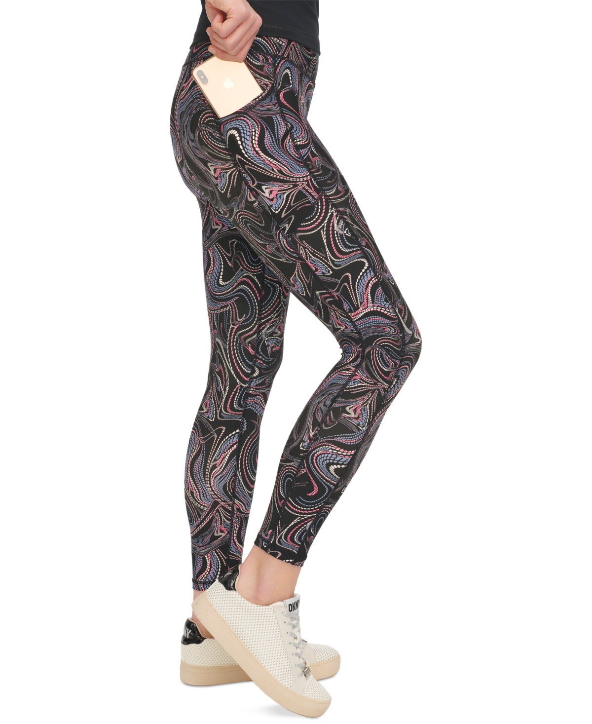 Dkny Sport Women's Mid-Rise 7/8-Length Leggings
