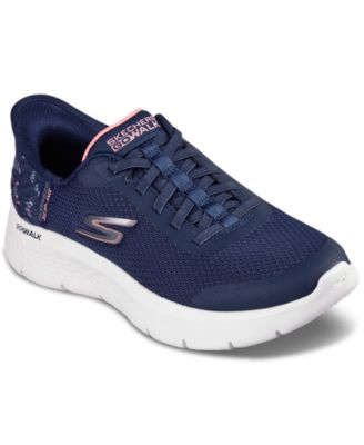 Fashion womens navy blue skechers