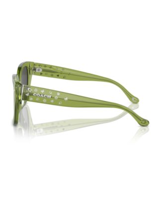 【送料,関税込】 COACH サングラス CR611 HC8392U Coach HC8392U CR611 L (53 - 20) with Grey lenses and Green