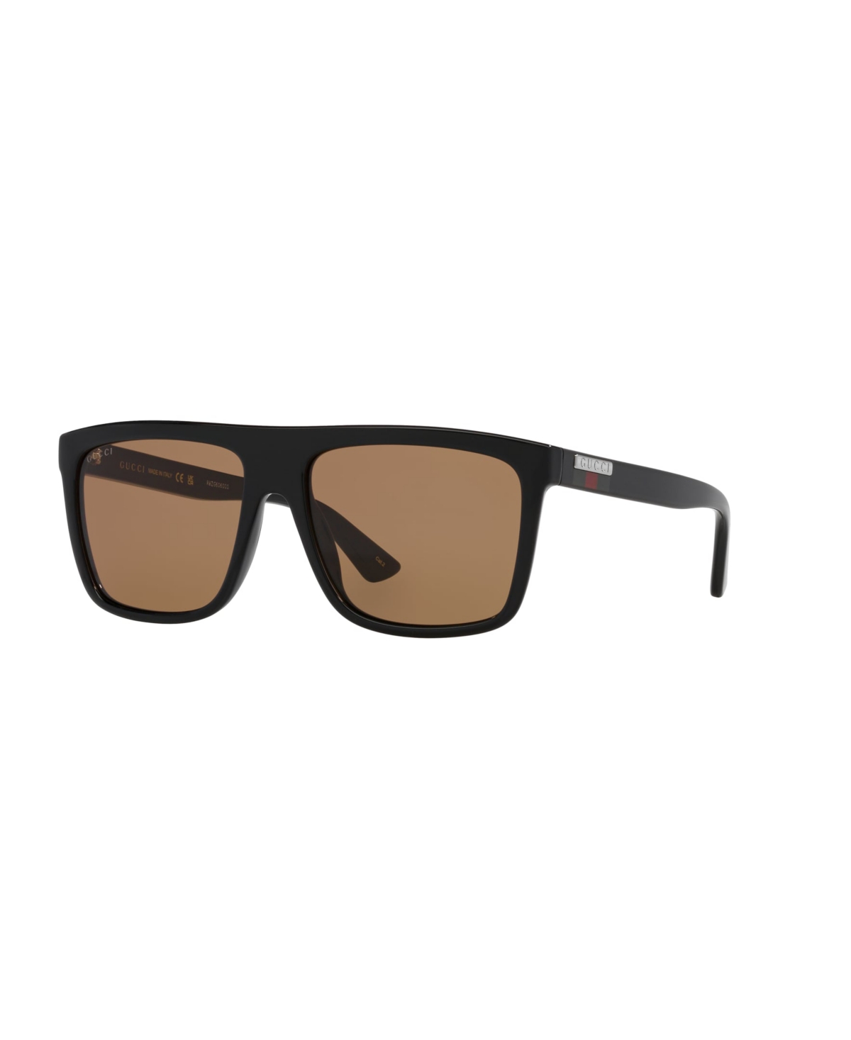 Gucci Gg0748s M 002 Flattop Sunglasses In Shiny Gold