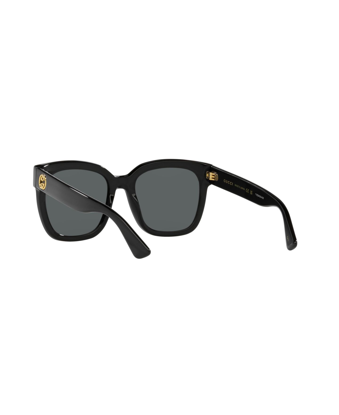 Женские солнцезащитные очки Gucci Sunglasses, GG0034SN, цвет: Чёрный — фото 7