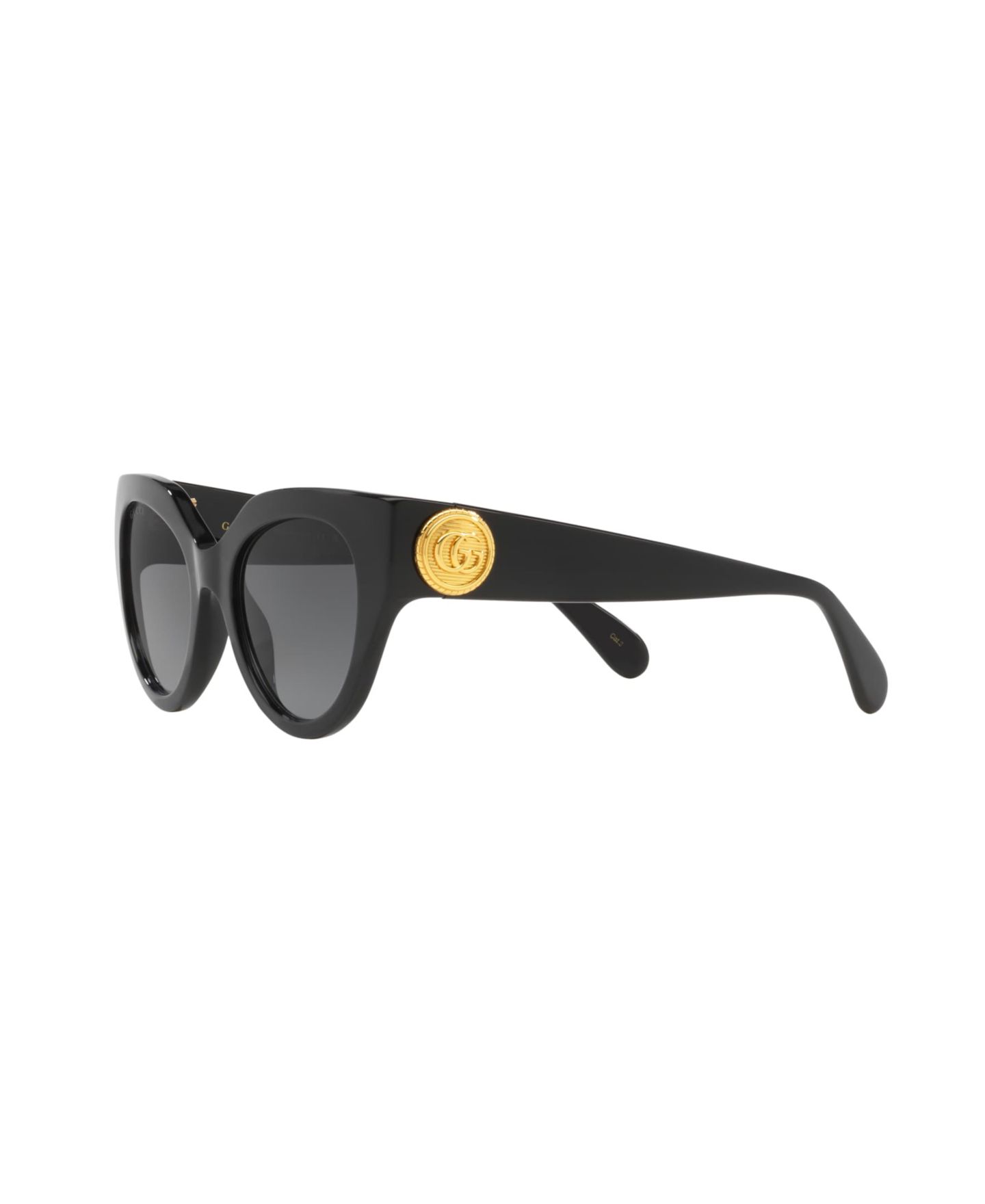 Женские солнцезащитные очки Gucci Sunglasses, GG1408S, цвет: Чёрный — фото 10