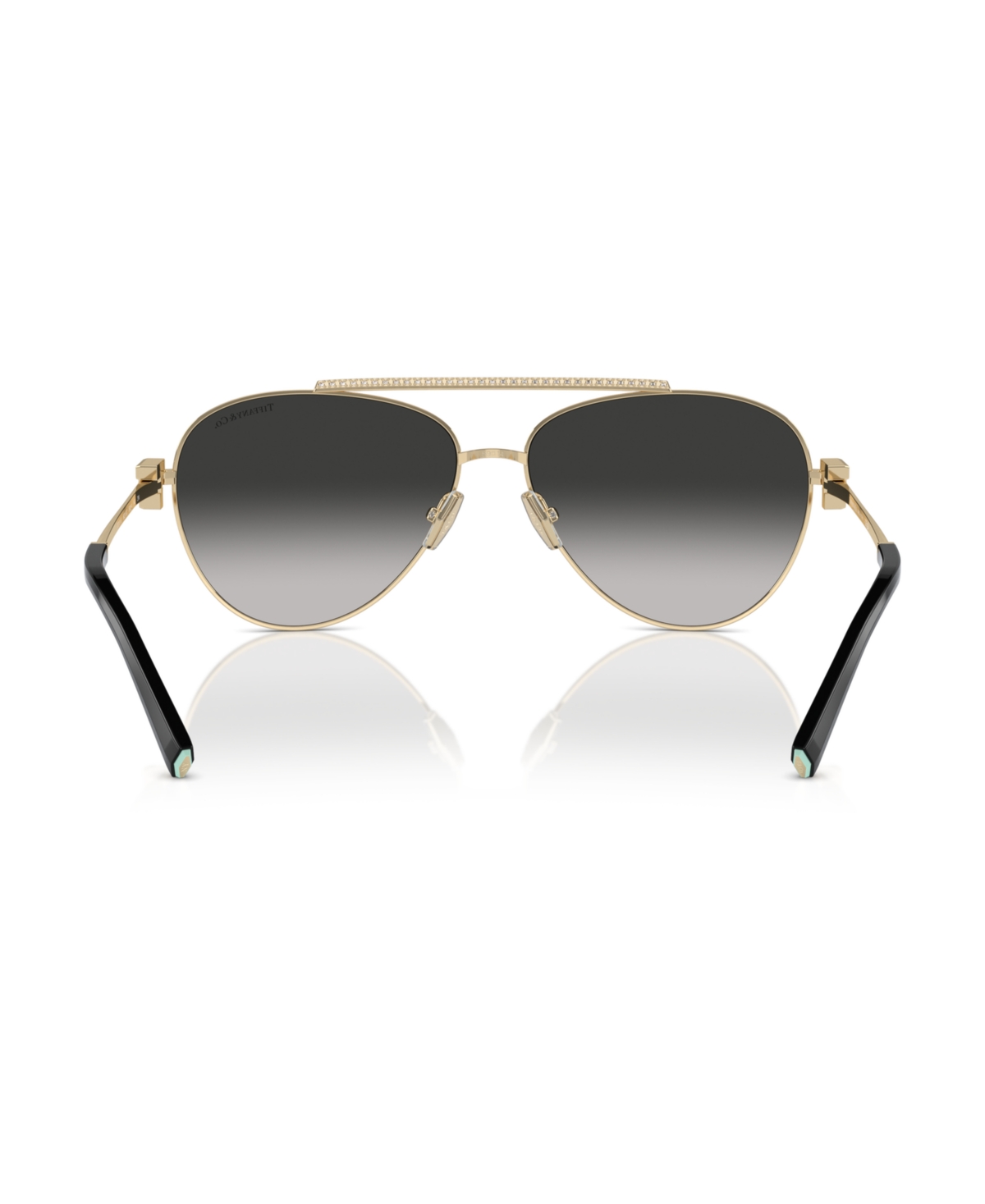 Shop Tiffany & Co Women's Sunglasses, Tf3101b In Pale Gold