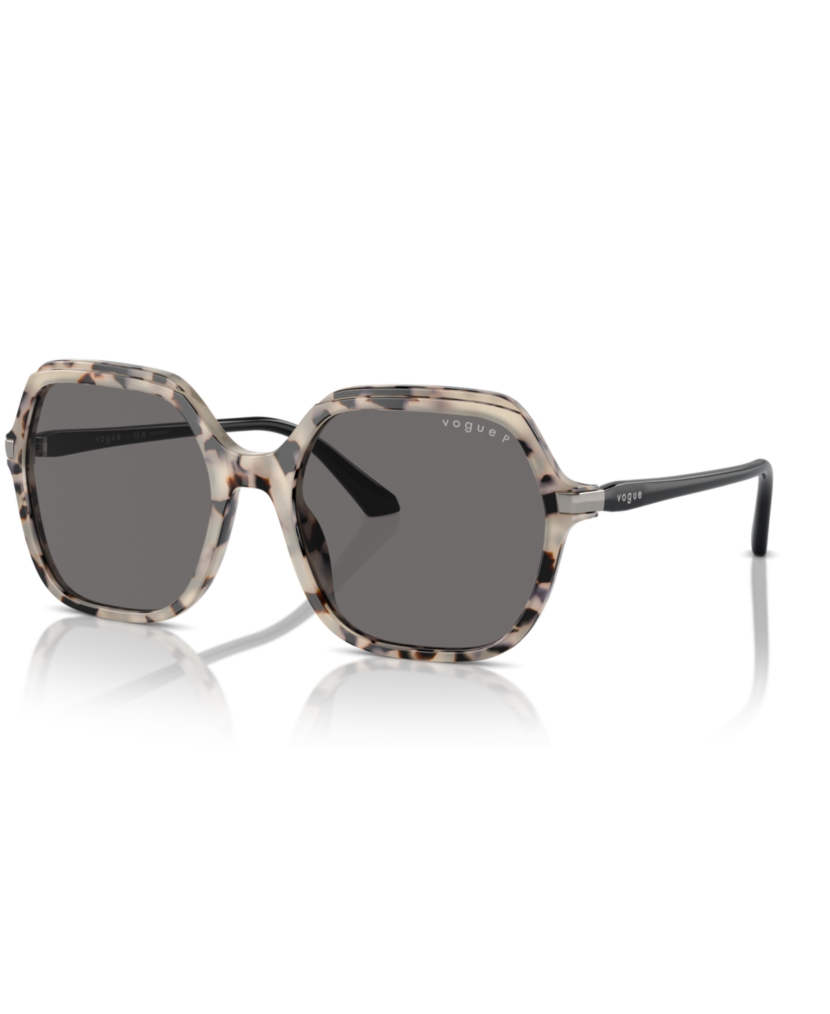 Vogue Women's Polarized Sunglasses, Vo5561s In Ivory Tortoise