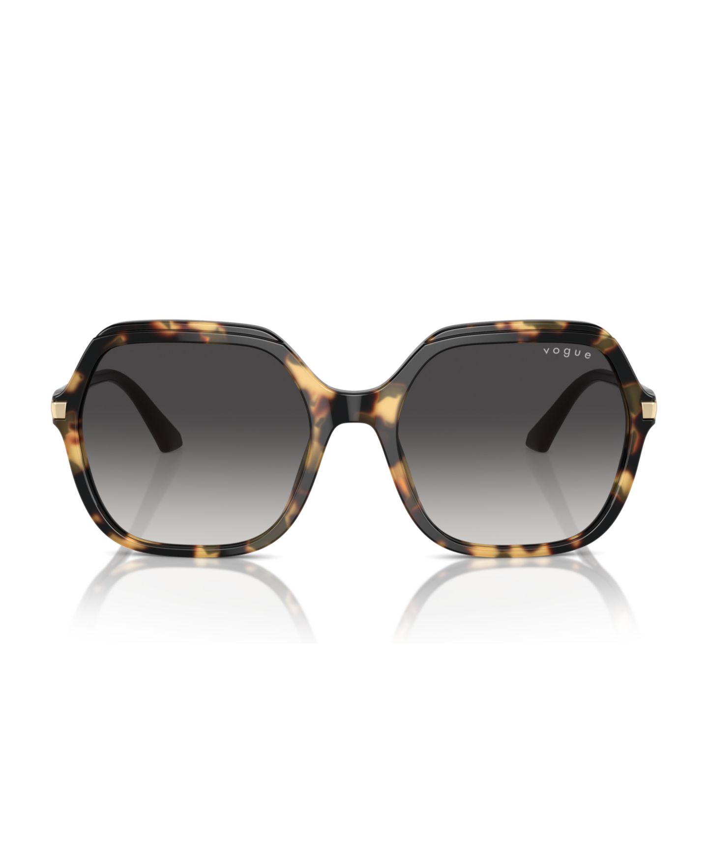 Женские солнцезащитные очки Vogue Eyewear Sunglasses, Vo5561S, цвет: Жёлтый черепаховый — фото 4