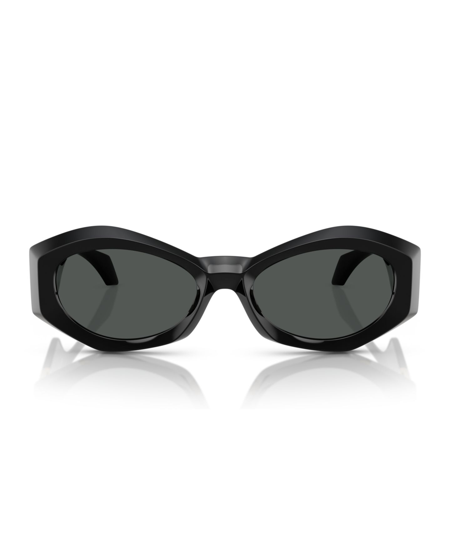 Женские солнцезащитные очки Versace Sunglasses, Ve4466U, цвет: Чёрный — фото 5