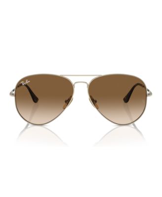 Unisex Sunglasses, Aviator Titanium Rb8089