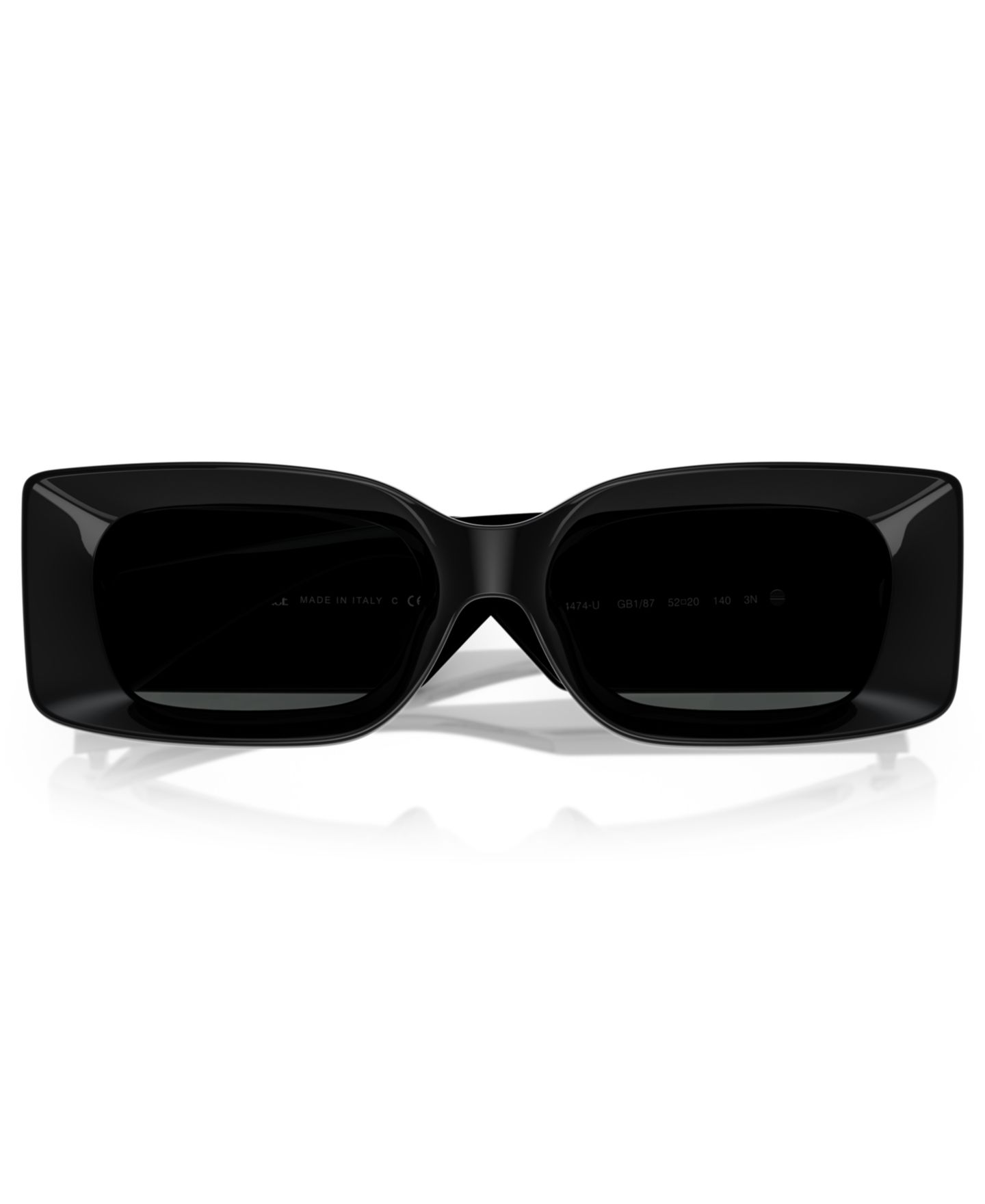 Солнцезащитные очки Versace Unisex Sunglasses, Ve4474U, цвет: Чёрный — фото 4