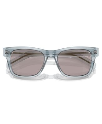 Iconic Plaque Rectangular Men's Sunglasses, PR A17S