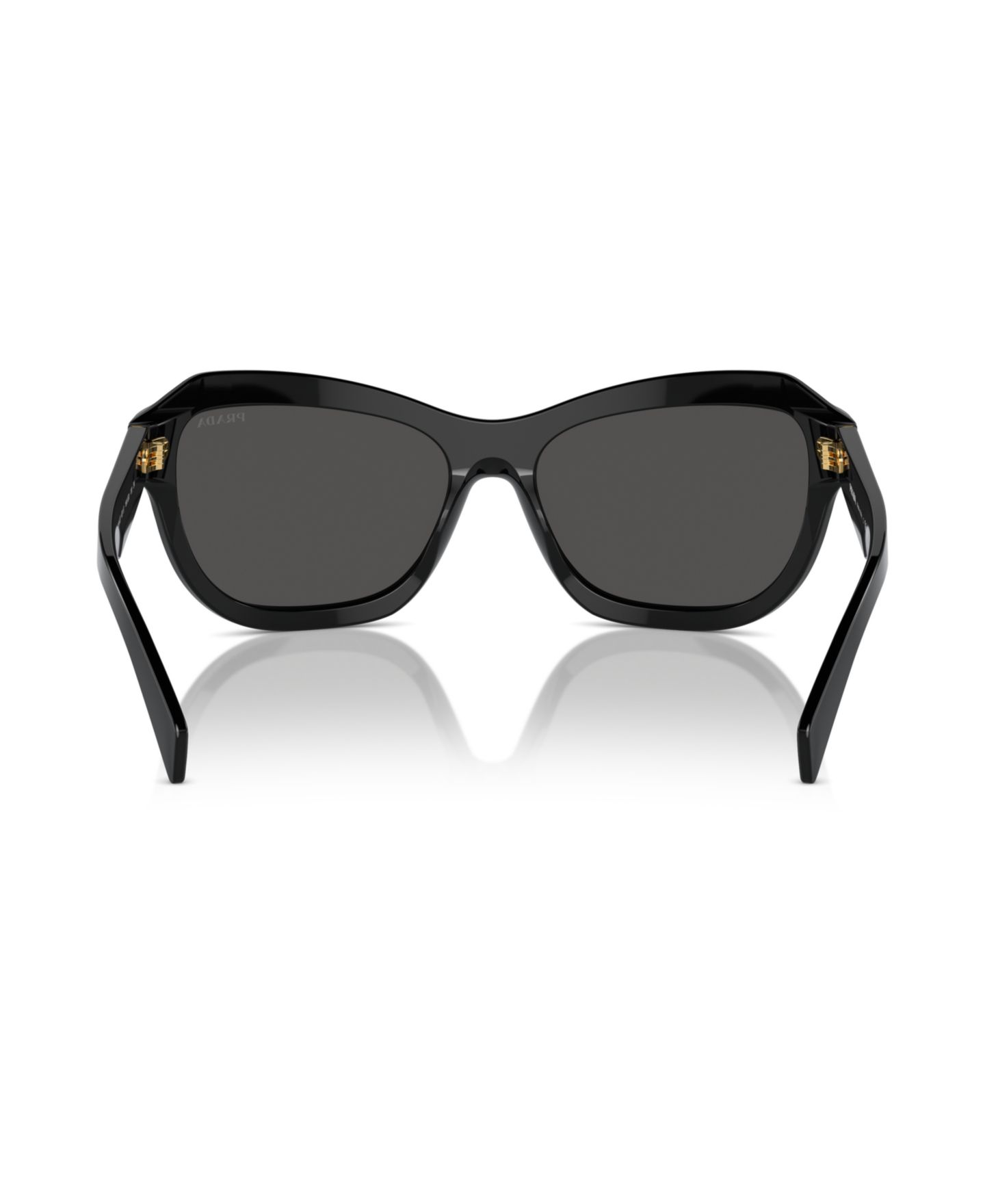 Женские солнцезащитные очки PRADA Swing Butterfly Sunglasses, PR A27S, цвет: Чёрный — фото 3