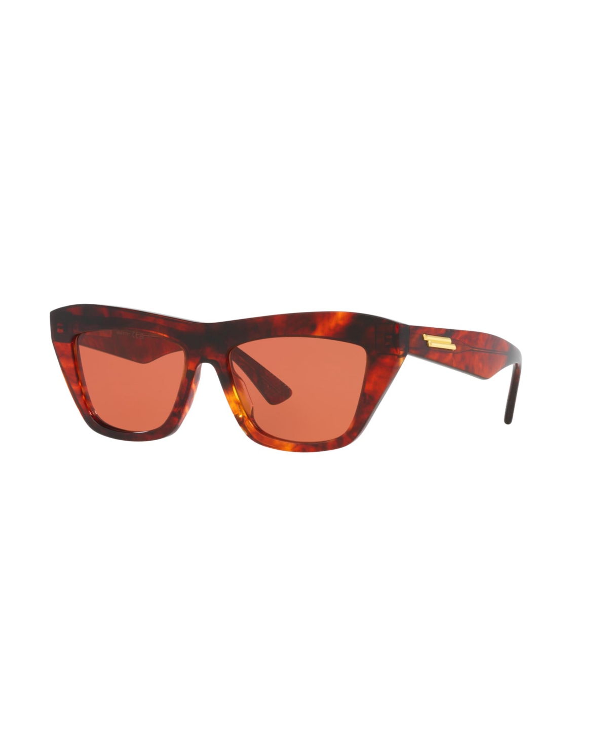 Bottega Veneta Unisex Sunglasses, Bv1121s In Tortoise