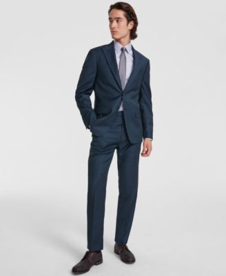 Macy's men's navy blue blazer best sale