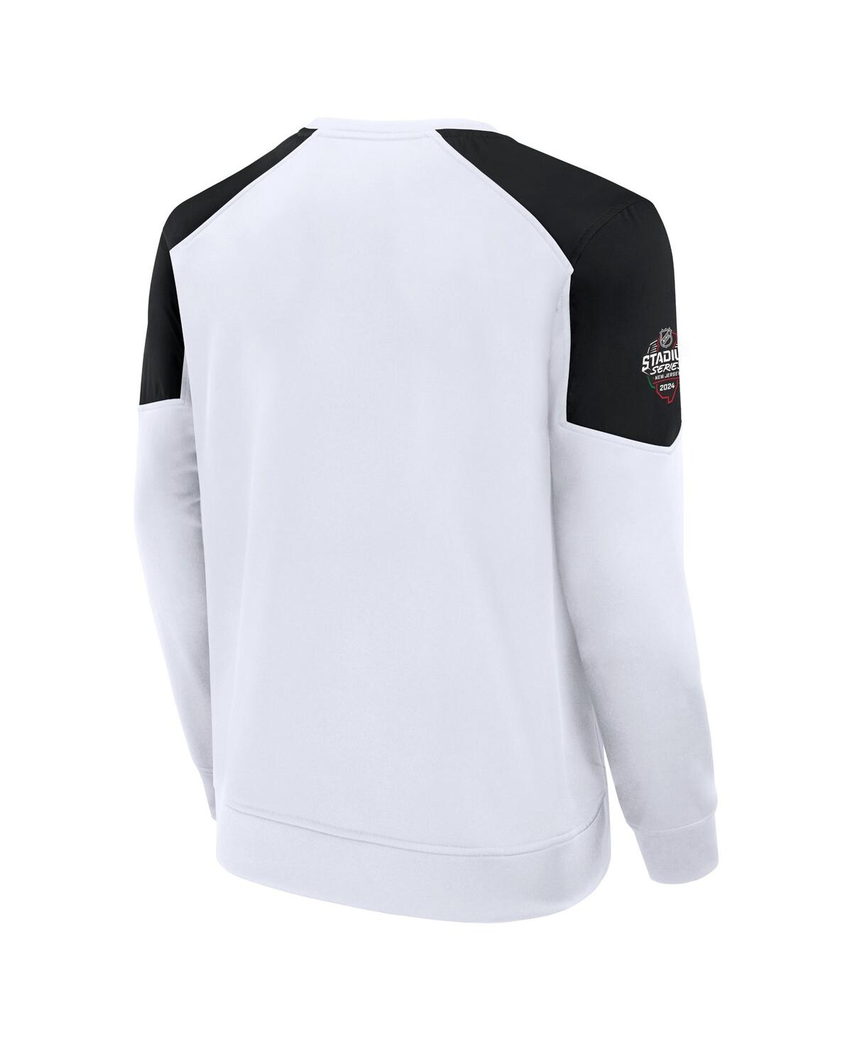 Men's FanaticsPhiladelphia Flyers 2024 Nhl Stadium Series Authentic Pro Fleece Logo Pullover Sweatshirt - White