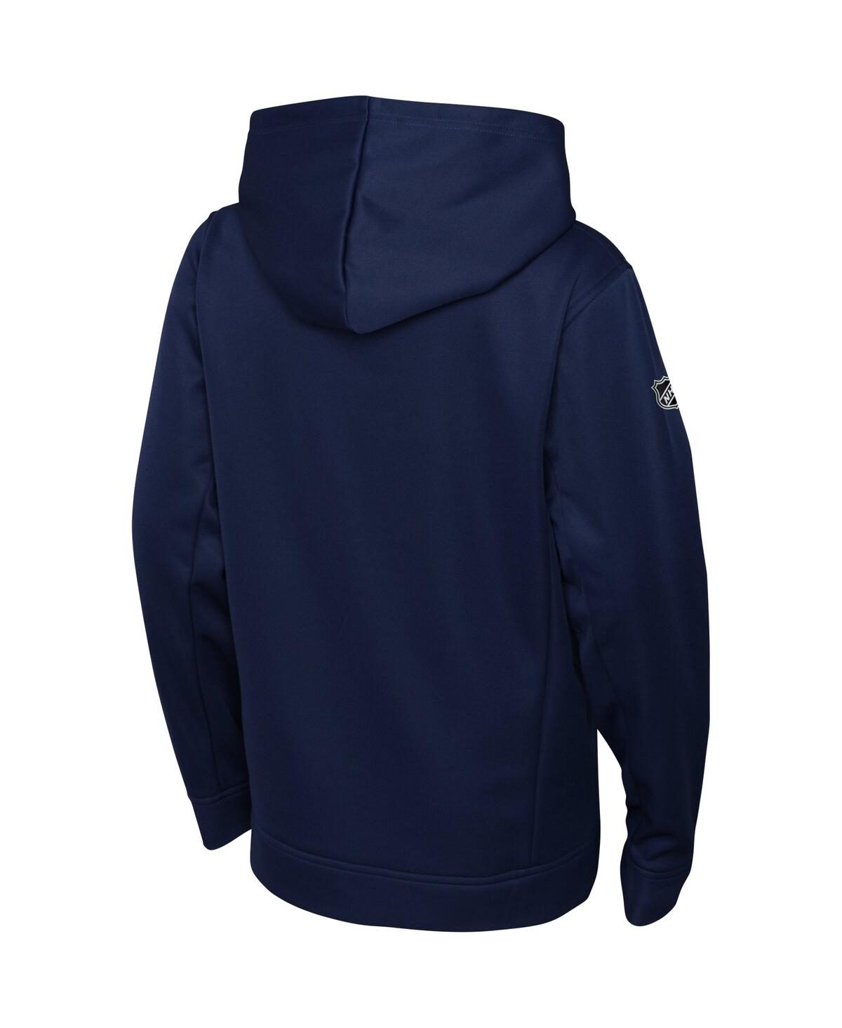Fanatics Big Boys  Deep Sea Blue Seattle Kraken Authentic Pro Pullover Hoodie In Deep Sea Blue