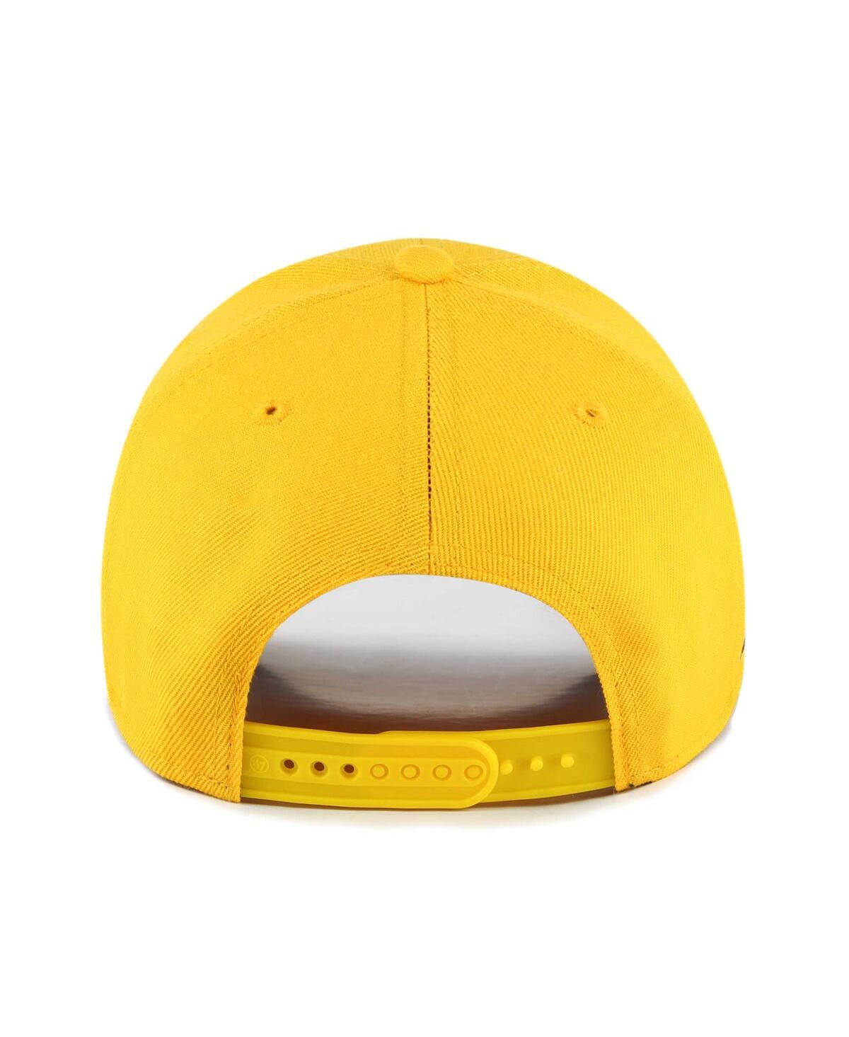 Shop 47 Brand Men's ' Gold Pittsburgh Pirates 2023 City Connect Mvp Adjustable Hat