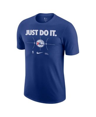 Men's Royal Philadelphia 76ers Just Do It T-shirt