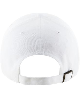 Men's White Distressed Colorado Buffaloes Vintage-Like Clean Up Adjustable Hat